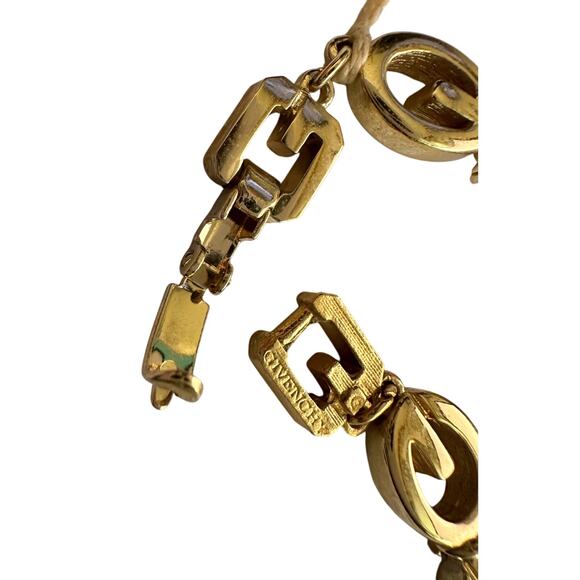 Givenchy G Link Gold Plate Bracelet - Picture 8 of 10